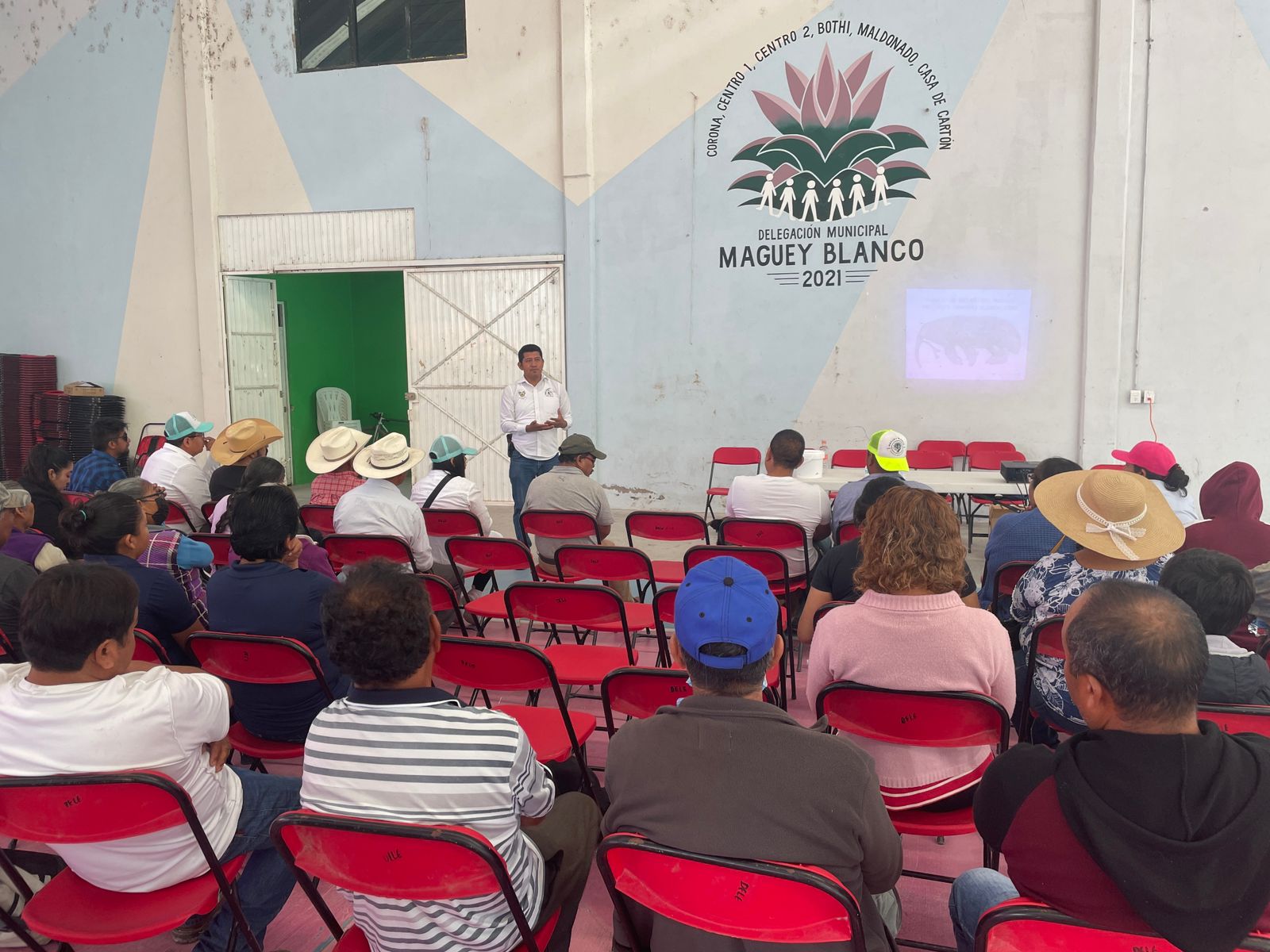 Capacitación a productores de maguey